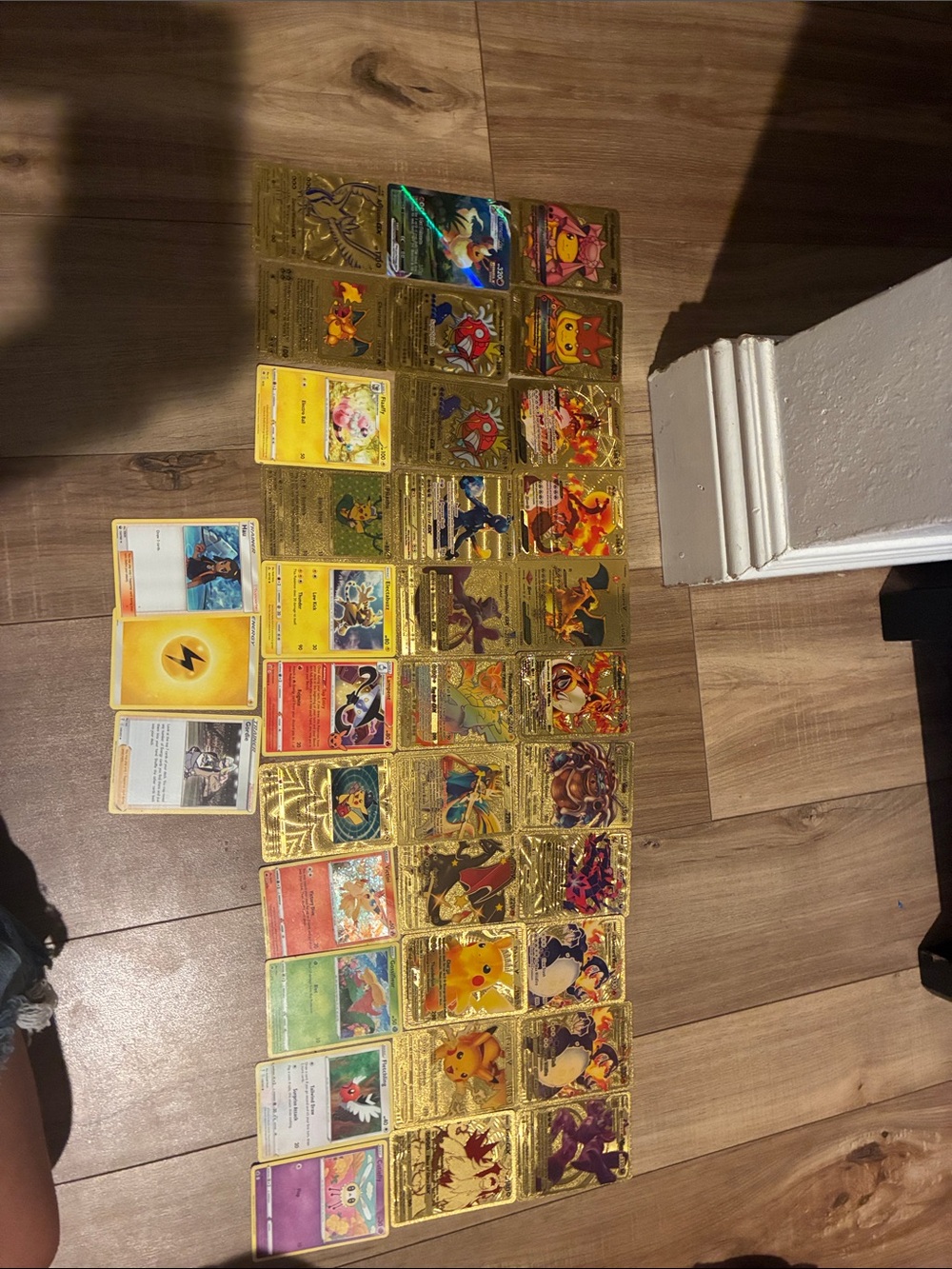 Pokemon Gold Foil Assortment - Gold and Yellow Highlights